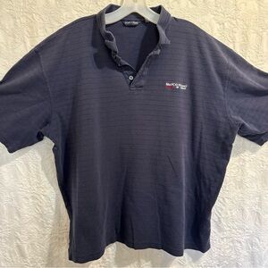 Sope Creek Polo Shirt Men's XL Blue Shortsleeve Marco Island Embroidered Vintage